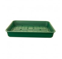 2 x 52cm Green Strong Durable Seed Trays With Drainage Holes